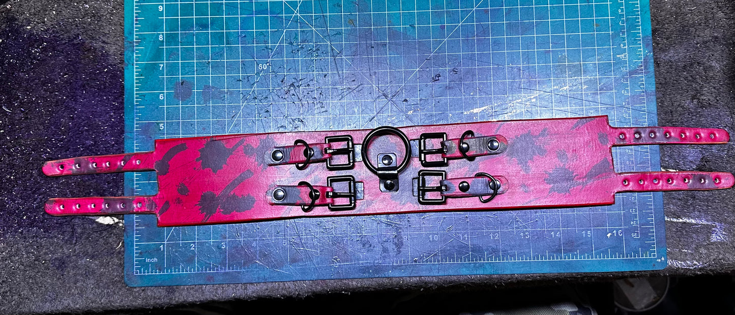 One Piece Red w/ Black Splatter Restraint