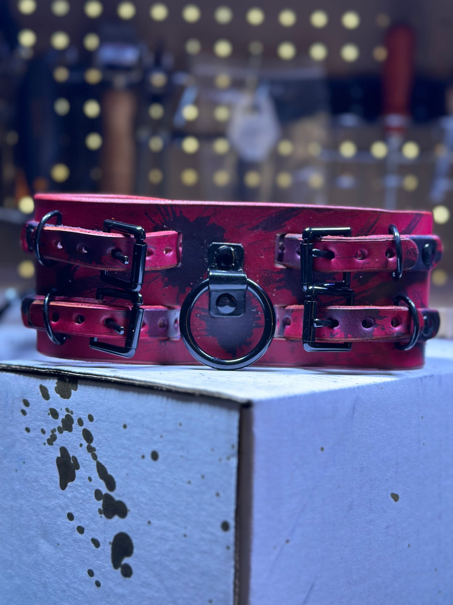 One Piece Red w/ Black Splatter Restraint