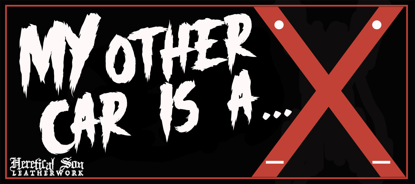My Other Car is a St. Andrews Cross Sticker