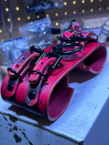 One Piece Red w/ Black Splatter Restraint