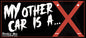 My Other Car is a St. Andrews Cross Sticker